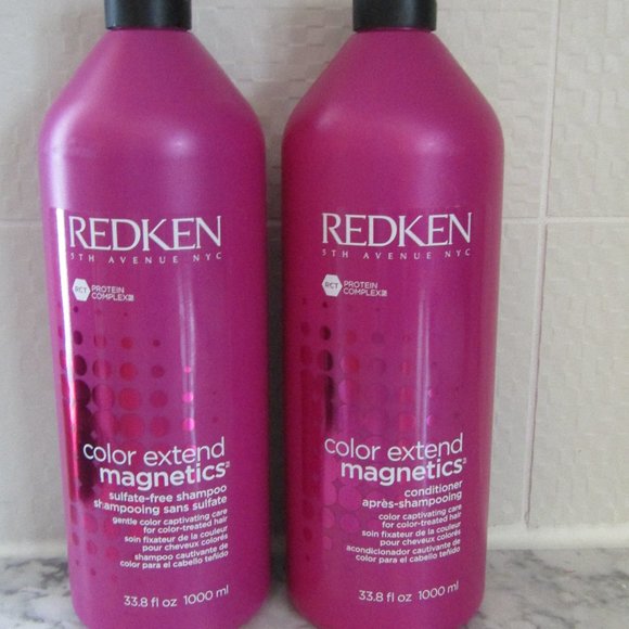 REDKEN Liter Size Color Extend Magnetics Shampoo & Conditioner - Picture 1 of 2